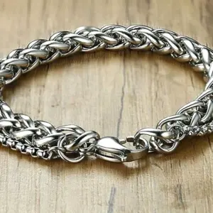 สร้อยข้อมือสแตนเลส สําหรับผู้ชาย